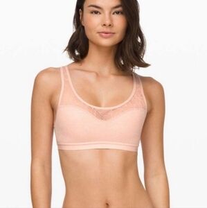 Lululemon Shadow Mesh pink bra